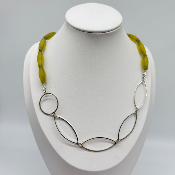 Yellow Circles Necklace