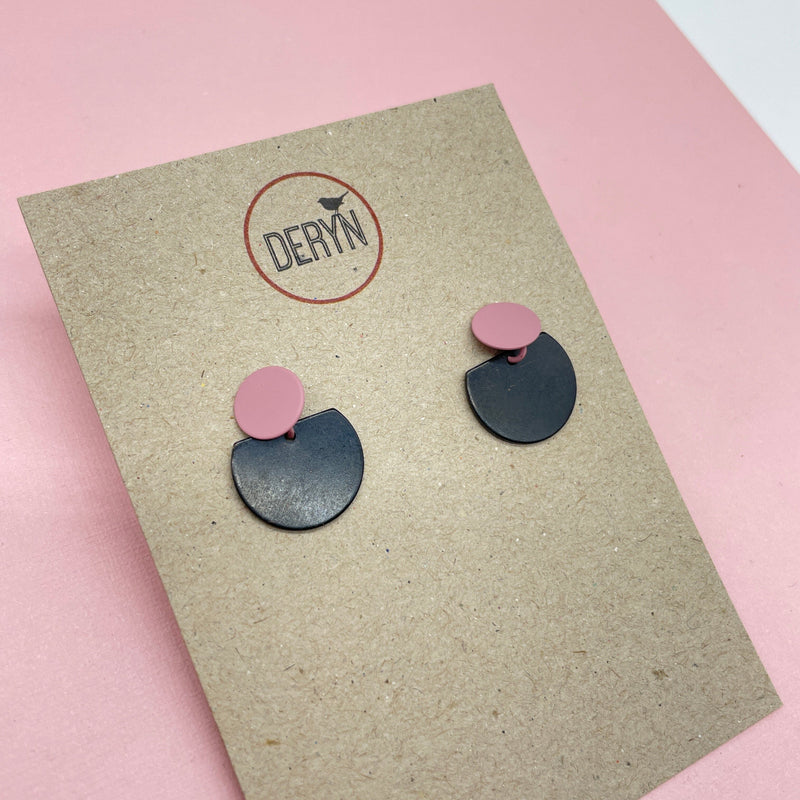 Earrings - multi colours Deryn Jewellery Pink 