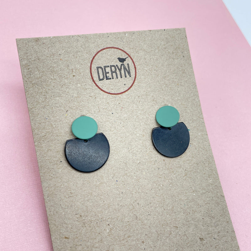 Earrings - multi colours Deryn Jewellery Green 