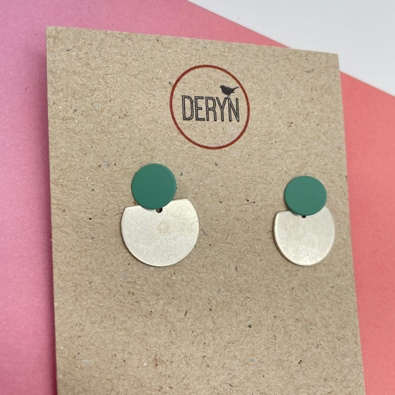 Earrings - multi colours Deryn Jewellery Green 