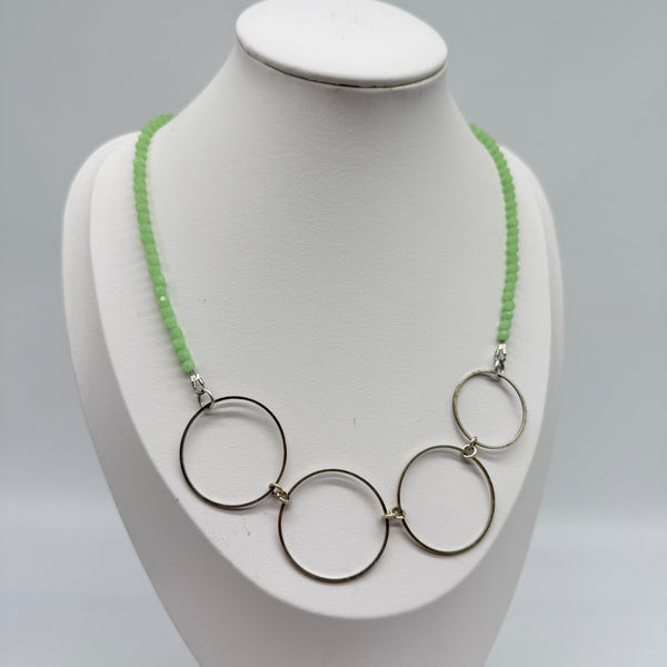 Green Circles Necklace