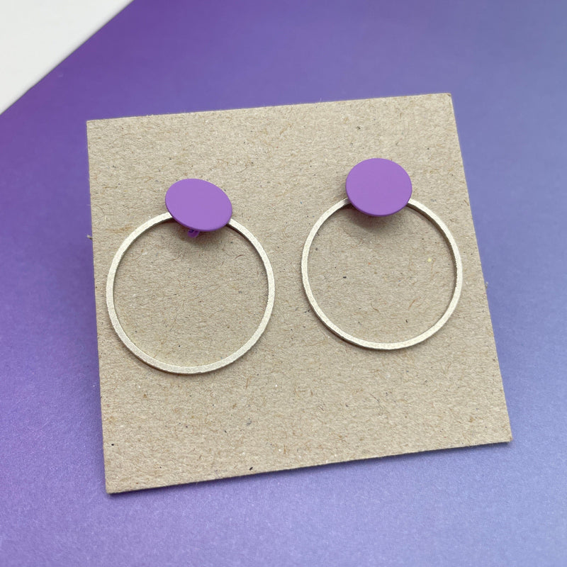 Earrings - multi colours Deryn Jewellery Purple 